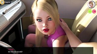 Dating my Step-Daughter # 83 Падчерица отсосала пока я за рулём