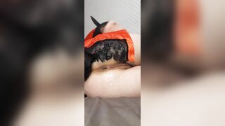 Plowed Butt with Ebony Dick