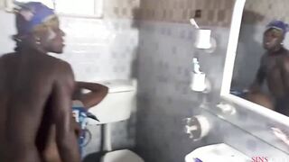 Dad caught me fucking his new fiance inside the WC