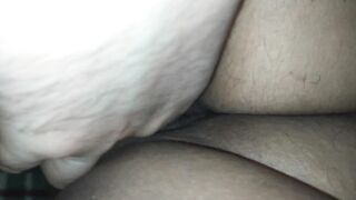 Fucking the cunt with mouth inside my Grandma's Bed