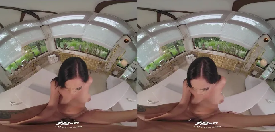 Rainy Day makes Big Tit Dolly Diore Leaking Soak below Deck VR Porn