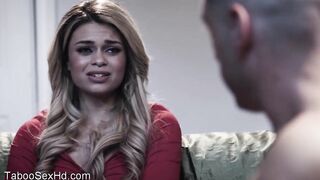 Beauty blonde cheating with his brother