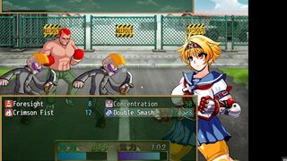 Kamikaze Kommittee Ouka RPG [hentai Sex Game] Ep.two my Clothes get Ripped off from the Street Fight
