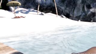【MMD R-eighteen SEX DANCE】INTENSE SEX ON THE BEACH HUGE BAE BUTT BABE BOOTY セクシーなお尻 [MMD]