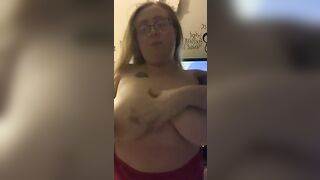 Titty Fucking my Sex Toy 