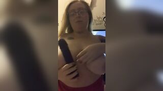 Titty Fucking my Sex Toy 