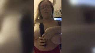 Titty Fucking my Sex Toy 