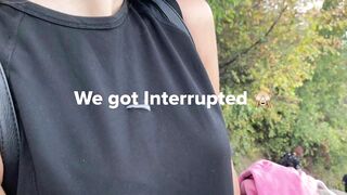 Outdoor Agent Gets Sloppy Deep Throat Fellatio after Outdoor Flashing into Budapest by Yoya Grey