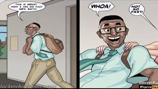 Detention Season #3 Ep. #5 - Lusty Mexican Spanish Professor || Collage Campus big black cock Geek