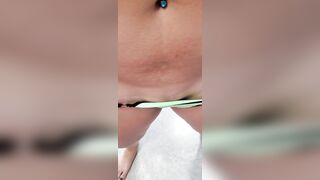 PAWG Twerking into a G-String