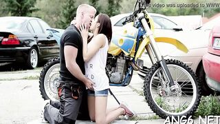 Shaft rides sex tape with an awesome dark haired darling Licie C
