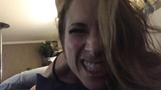 See Ericka’s Insane Orgasm, while her Face is into the Camera and Britton Drives her inside the Bed