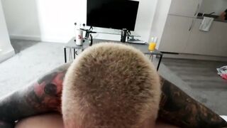 WIDE EYED WHORE SWALLOWS IRISH MEAT