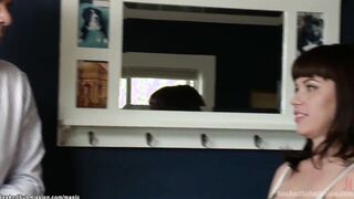 Stepdad vibrates bound and gagged teens