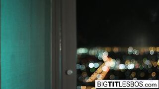 Huge Tittied Hot goes down on Jenna J. Ross