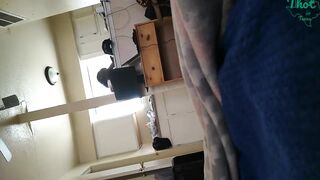 Thot inside Texas - Slim Curvy Beauty Tatoo Amature Whore Stops by for Bareback Cummed on back Backshot