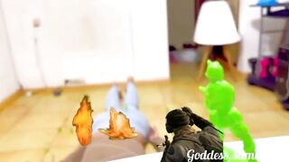 The Travels of sexy Samira- Part three- Resting into the City (Trailer SFX) Giantess