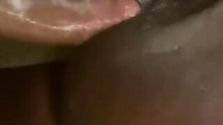 Yams Love when I Loving into her Lul Cunt Making her Cream me Up.. she Tapped out