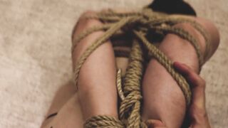 Shibari - Fucking Aurora with her Arms Bound behind her back