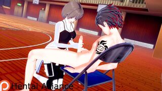 COACH CARESSED a LONG PENIS INTO THE GYM: 3D Cartoon Missionary