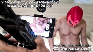 Making Of and Backstage recording from brazilian real bimbo doing