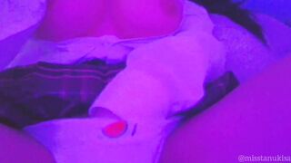 Virgin Women Masturbates her Cunt after School into Uniform Soft Orgasm Underwear Masturb