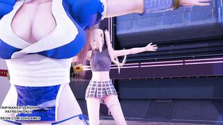 [MMD] Glide Marie Rose Mai Shiranui Tamaki Kasumi DOA Goddess Bombshell Sensual Dance 4K 60FPS