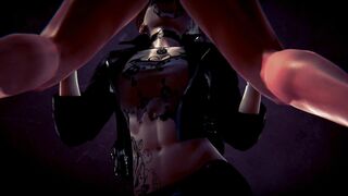 SWEET MOUTH OF a WOMEN WITH a TATTOO | 3D Anime