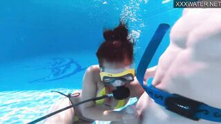 Polina Rucheyok gets hardcore banged! underwater