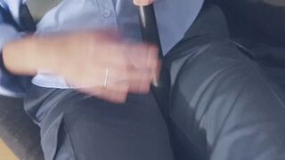 The Security Guard had to take a Break to Play with the Baton