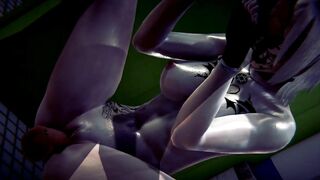 FINISHED INTO a HOT WOMEN, HOLDING HER INTO MY ARMS | 3D Cartoon