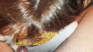 Cutie Closeup Fellatio with Eye Contact from Curvy Russian Housewife - Oral Cummed