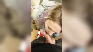 WHEN YOUR STEPSISTER ASKS YOU TO PULL YOUR DICK OUT SO SHE CAN MILK YOU FOR PRE-CU... MILK AWAY SIS!