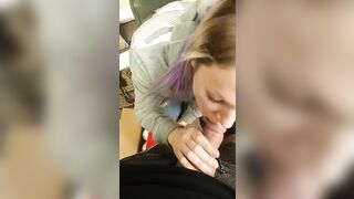 WHEN YOUR STEPSISTER ASKS YOU TO PULL YOUR DICK OUT SO SHE CAN MILK YOU FOR PRE-CU... MILK AWAY SIS!