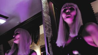 Beauty Blonde Bondage Gf Eva Rubber Performance Long Ebony Sex Toy Sex Toy Domina Dominatrix Solo Kink Boots FETISH