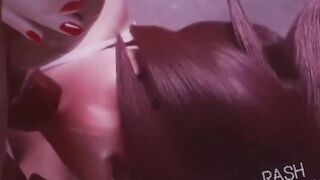 【MMD R-eighteen SEX DANCE】SWEET BJ INSANE SEX BUTT POUNDED 激しいセックス [MMD]