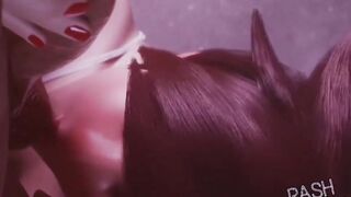 【MMD R-eighteen SEX DANCE】SWEET BJ INSANE SEX BUTT POUNDED 激しいセックス [MMD]