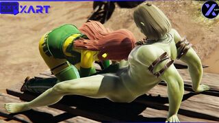 Cosplay, Shrek's Ex-Wife Fiona Cheats with an Orc inside a Barn