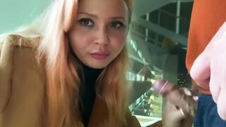 Outside Oral Sex into the Mall is so RISKY