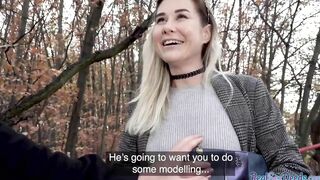 Euro goddess pickedup for bj and pussyfucking