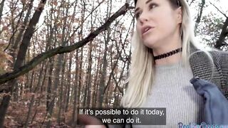 Euro goddess pickedup for bj and pussyfucking