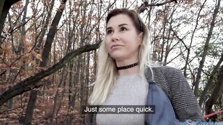 Euro goddess pickedup for bj and pussyfucking