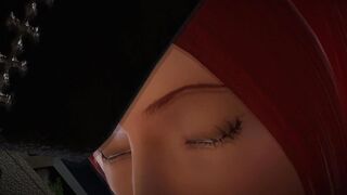 Sucking Off on the Big Boobies of the Red-haired Pirate miss Fortune (point of view)