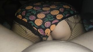 Quick Pounded inside Fishnets