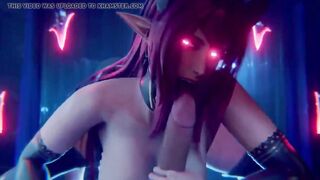【MMD R-teenagers SEX DANCE】TASTY SWEET TEMPTATION BEAUTY ORAL SEX おいしいセックス [MMD]
