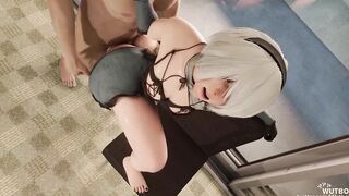 【MMD R-19 year old SEX DANCE】INTENSE LOVELY ANAL INSANE SEX 大きなお尻 [MMD]