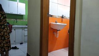 Niece spies on her uncle while he showers, discovers her