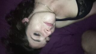 Double inside my Twat,cum into my Mouth!