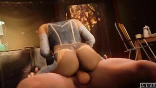 【MMD R-18 year old SEX DANCE】TASTY LONG BEAUTY BUTT ROUGH SEX 激しいセックス [MMD]