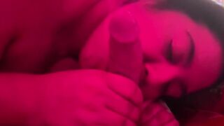 Sloppy Deep Throating by a Slutty Hispanic